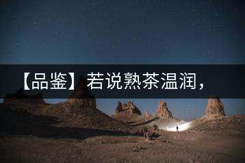 【品鑒】若說熟茶溫潤，怎可少了那玖香？