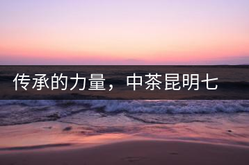 傳承的力量,中茶昆明七子鐵餅(生茶)即將上市