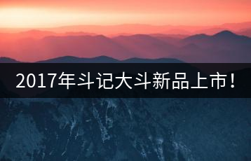 2017年斗記大斗新品上市！