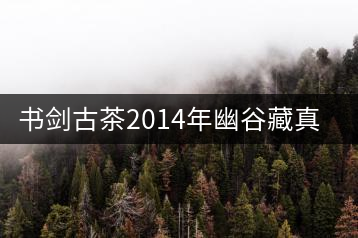 書劍古茶2014年幽谷藏真開(kāi)湯品鑒