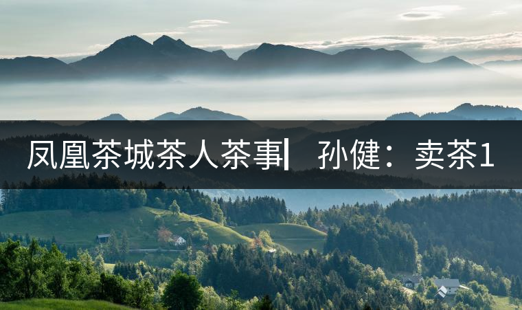 鳳凰茶城茶人茶事▏孫健：賣茶15年，對(duì)普洱茶還猶如初見