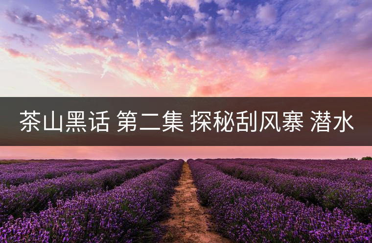 茶山黑話 第二集 探秘刮風寨 潛水打魚 野菜充饑 你向往嗎？