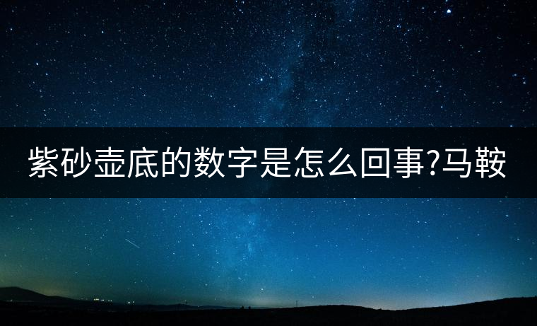 紫砂壺底的數(shù)字是怎么回事?馬鞍山的普洱茶品質(zhì)如何?紫砂壺底的數(shù)字是怎么回事？馬鞍山的普洱茶品質(zhì)如何？