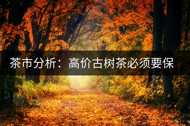 茶市分析：高價(jià)古樹茶必須要保證是正品