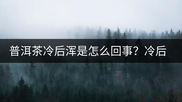 普洱茶冷后渾是怎么回事？冷后渾的普洱茶品質(zhì)好不好？