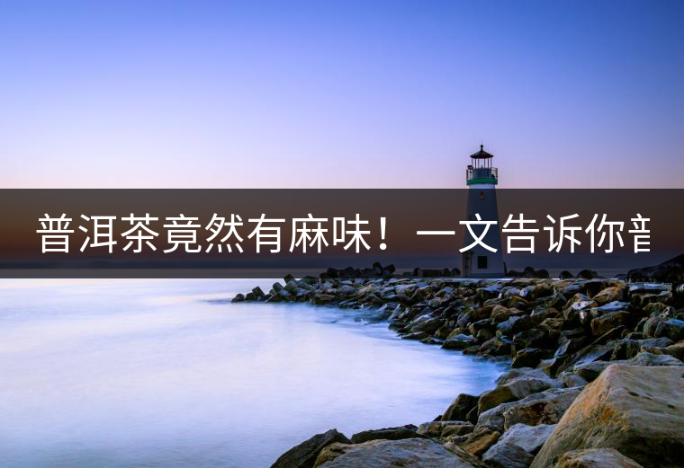 普洱茶竟然有麻味！一文告訴你普洱茶出現(xiàn)麻味的7個原因！