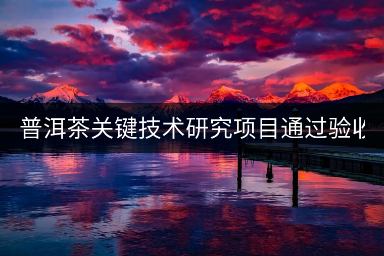 普洱茶關(guān)鍵技術(shù)研究項(xiàng)目通過(guò)驗(yàn)收 普洱茶發(fā)展再添力 普洱茶關(guān)鍵技術(shù)研究項(xiàng)目通過(guò)驗(yàn)收 普洱茶發(fā)展再添力