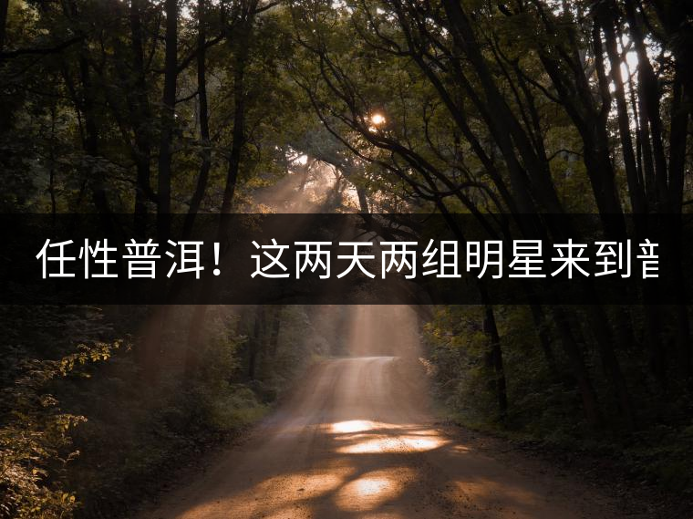 任性普洱！這兩天兩組明星來到普洱！