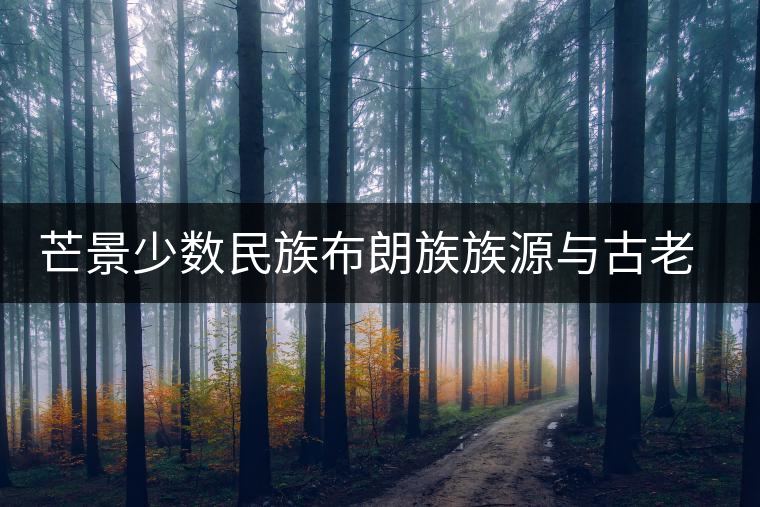 芒景少數民族布朗族族源與古老茶園