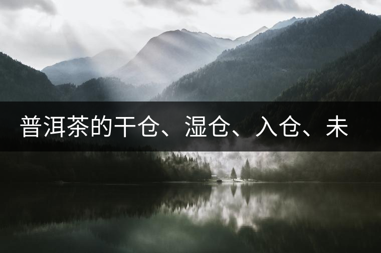 普洱茶的干倉、濕倉、入倉、未入倉及辨識區(qū)分