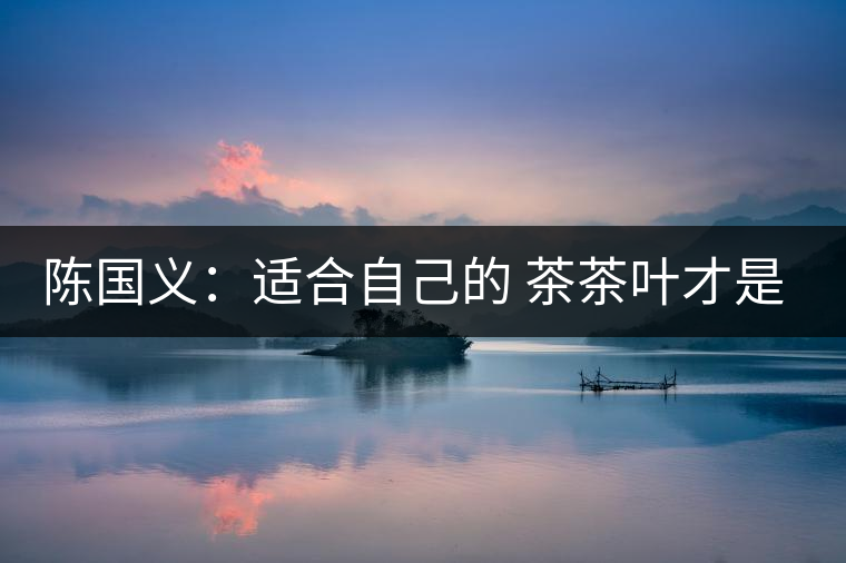陳國(guó)義:適合自己的 茶茶葉才是最好的 陳國(guó)義:適合自己的 茶茶葉才是最好的