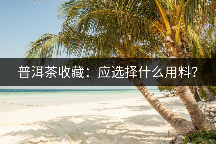 普洱茶收藏：應(yīng)選擇什么用料？