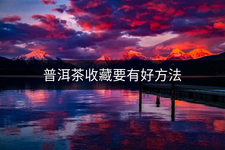 普洱茶收藏要有好方法