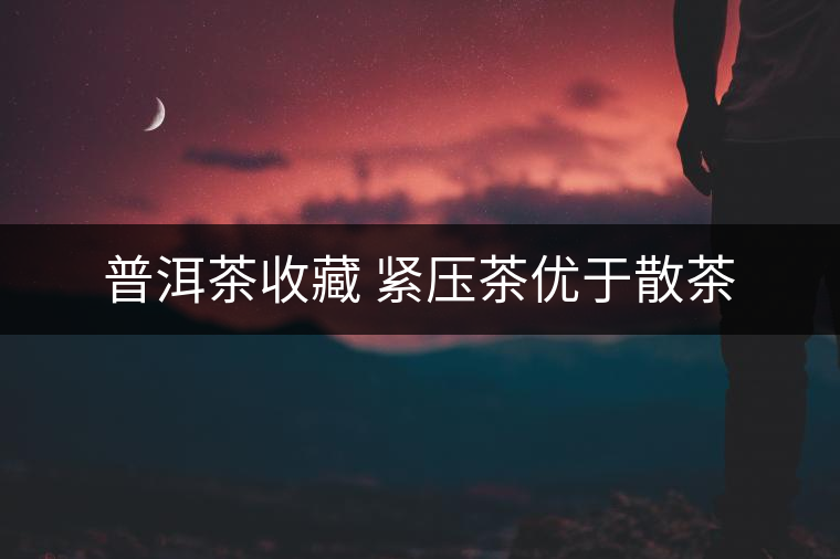 普洱茶收藏 緊壓茶優(yōu)于散茶 普洱茶收藏 緊壓茶優(yōu)于散茶