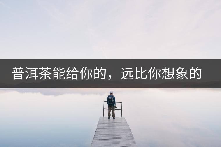 普洱茶能給你的，遠(yuǎn)比你想象的要多