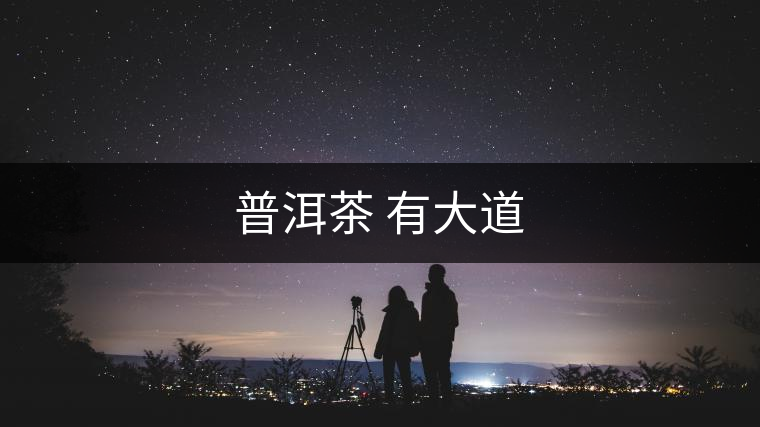 普洱茶 有大道
