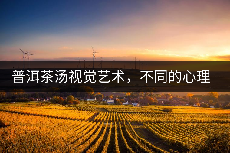 普洱茶湯視覺(jué)藝術(shù)，不同的心理享受