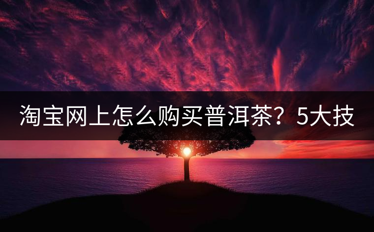 淘寶網(wǎng)上怎么購(gòu)買(mǎi)普洱茶？5大技巧告訴你（干貨）