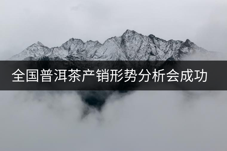 全國(guó)普洱茶產(chǎn)銷形勢(shì)分析會(huì)成功召開(kāi) 全國(guó)普洱茶產(chǎn)銷形勢(shì)分析會(huì)成功召開(kāi)