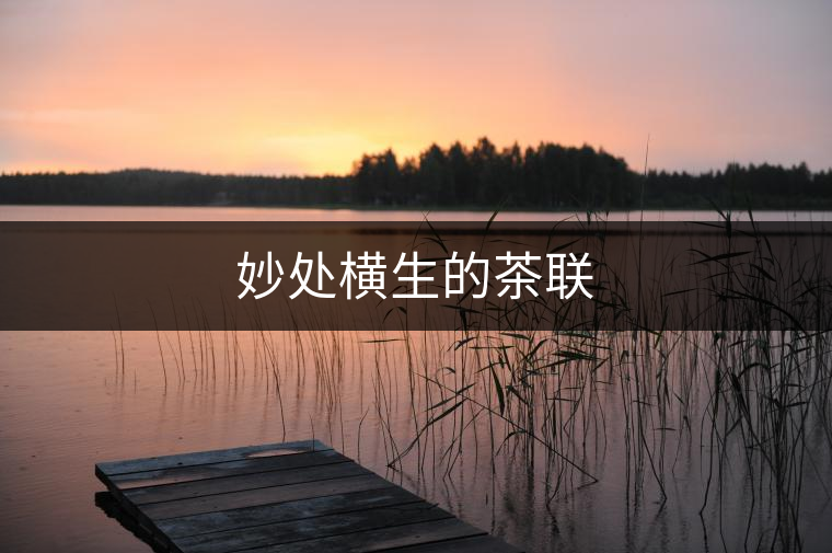 妙處橫生的茶聯(lián) 妙處橫生的茶聯(lián)