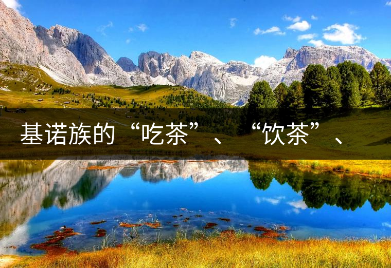 基諾族的“吃茶”、“飲茶”、“喝茶”與“敬茶”