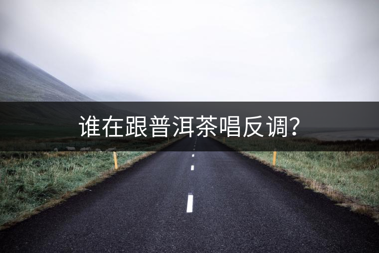 誰在跟普洱茶唱反調(diào)？