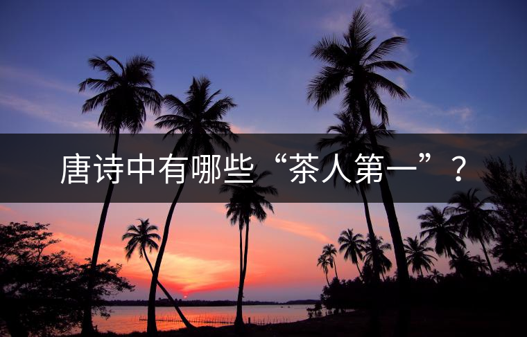 唐詩(shī)中有哪些“茶人第一”？