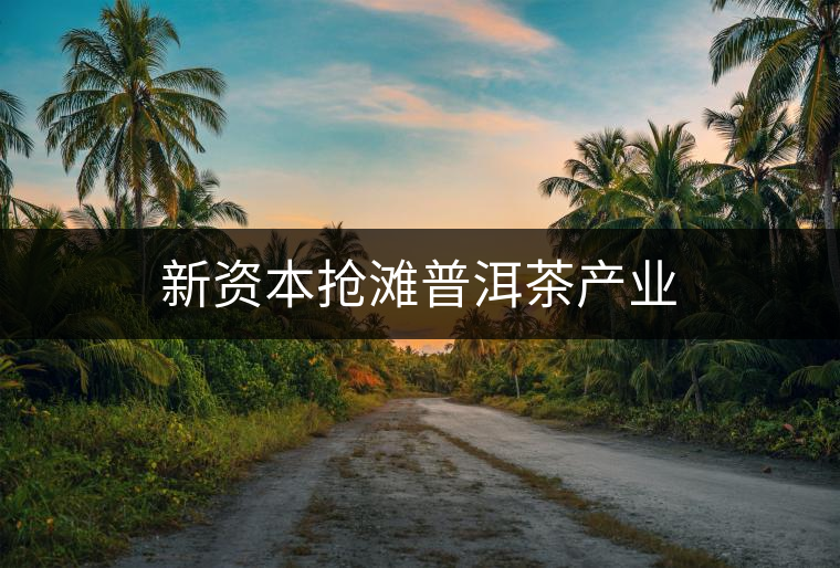 新資本搶灘普洱茶產(chǎn)業(yè) 新資本搶灘普洱茶產(chǎn)業(yè)