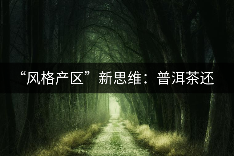 “風(fēng)格產(chǎn)區(qū)”新思維：普洱茶還有無(wú)必要再區(qū)分山頭？