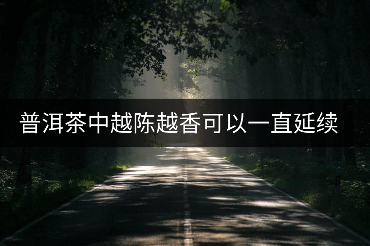 普洱茶中越陳越香可以一直延續(xù)下去嗎？