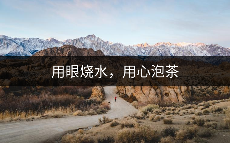 用眼燒水，用心泡茶