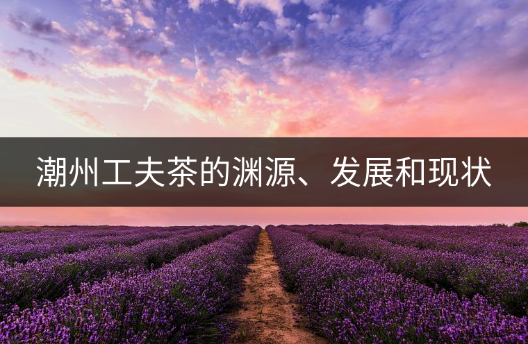 潮州工夫茶的淵源、發(fā)展和現(xiàn)狀