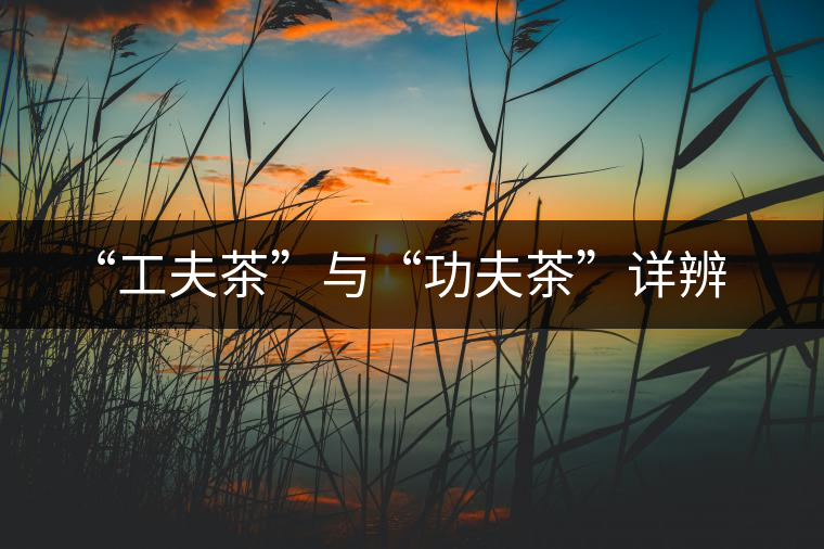 “工夫茶”與“功夫茶”詳辨 “工夫茶”與“功夫茶”詳辨