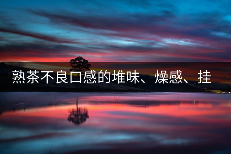 熟茶不良口感的堆味、燥感、掛喉
