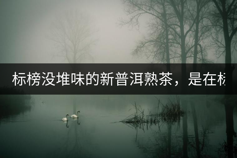 標(biāo)榜沒堆味的新普洱熟茶，是在標(biāo)榜無知！