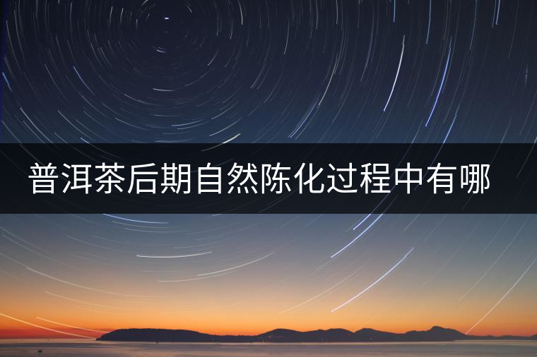 普洱茶后期自然陳化過程中有哪些變化？