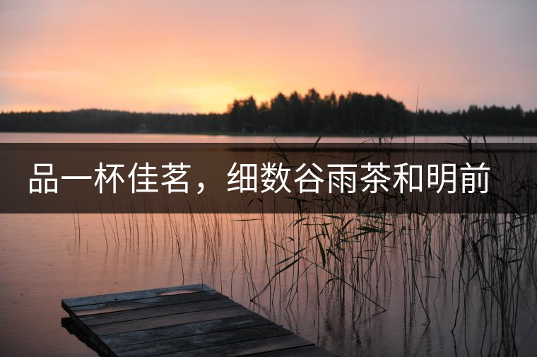 品一杯佳茗，細數(shù)谷雨茶和明前茶的區(qū)別