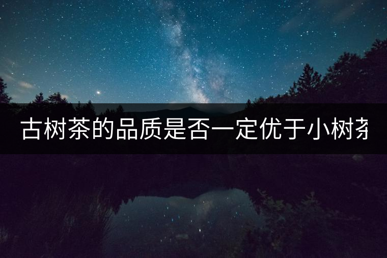 古樹茶的品質是否一定優(yōu)于小樹茶？