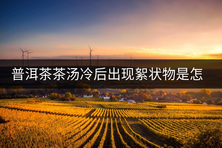 普洱茶茶湯冷后出現(xiàn)絮狀物是怎么回事？