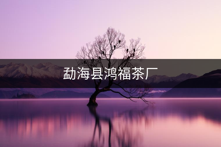 勐??h鴻福茶廠 勐??h鴻福茶廠