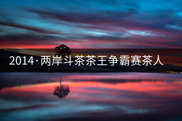 2014·兩岸斗茶茶王爭(zhēng)霸賽茶人觀(guān)點(diǎn) 2014·兩岸斗茶茶王爭(zhēng)霸賽茶人觀(guān)點(diǎn)