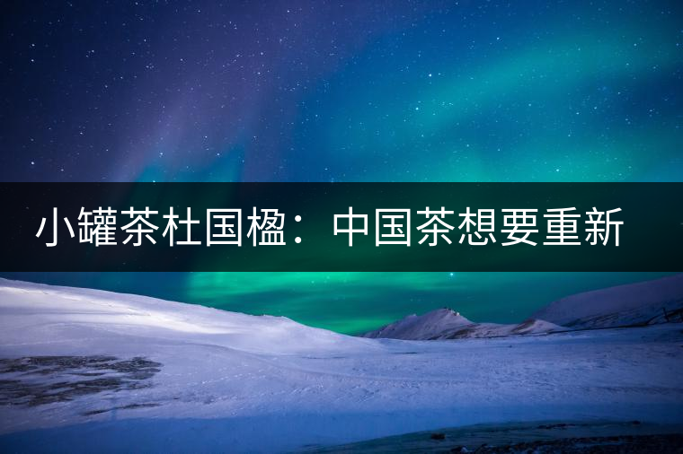 小罐茶杜國楹：中國茶想要重新走向世界，就要把用戶體驗(yàn)變簡單