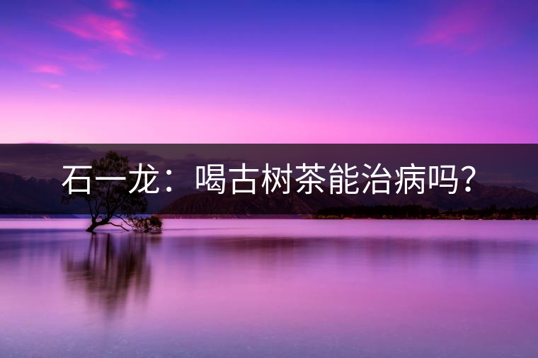 石一龍：喝古樹(shù)茶能治病嗎？