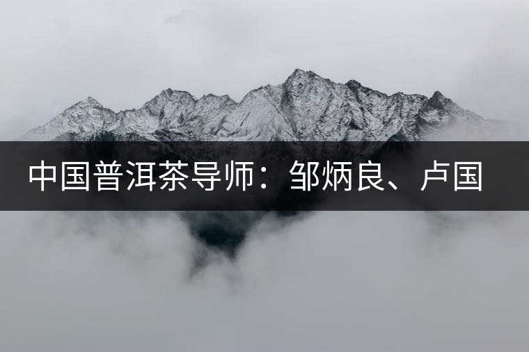 中國普洱茶導(dǎo)師：鄒炳良、盧國齡