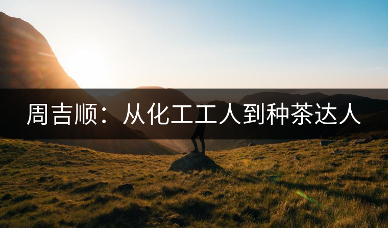 周吉順:從化工工人到種茶達(dá)人 周吉順:從化工工人到種茶達(dá)人