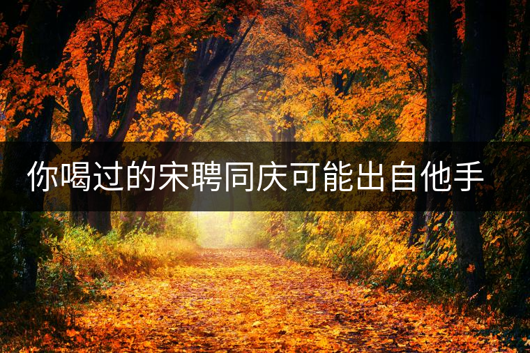 你喝過(guò)的宋聘同慶可能出自他手，他還發(fā)明了普洱熟茶！
