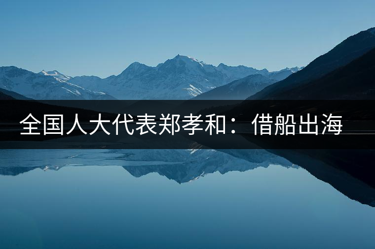 全國(guó)人大代表鄭孝和：借船出海 重振中國(guó)茶輝煌
