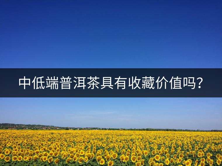 中低端普洱茶具有收藏價(jià)值嗎？