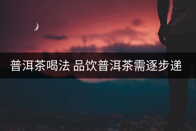 普洱茶喝法 品飲普洱茶需逐步遞增