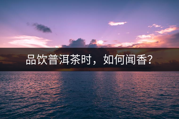 品飲普洱茶時，如何聞香？